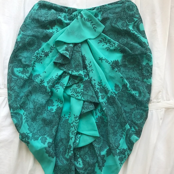 Eva Franco Dresses & Skirts - *HOST PICK* NWT Eva Franco Aqua Tulip Skirt